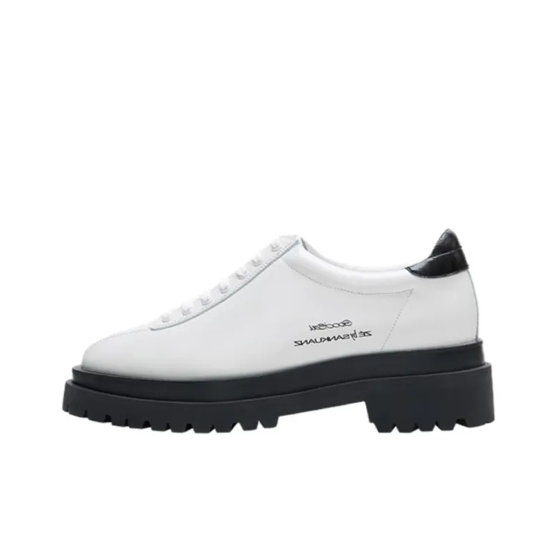 ZE By SANKUANZ x GOOD BAI Anti Slip Wear Resistant Low Top Casual Shoes Unisex White-0