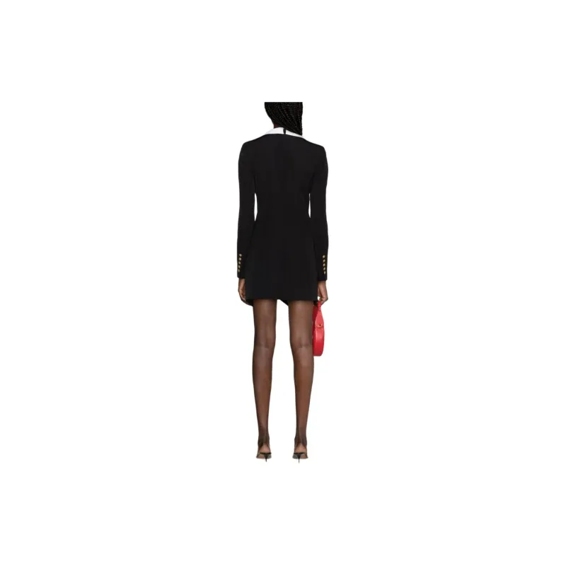 BALMAIN Button embellished Mini Dress-3