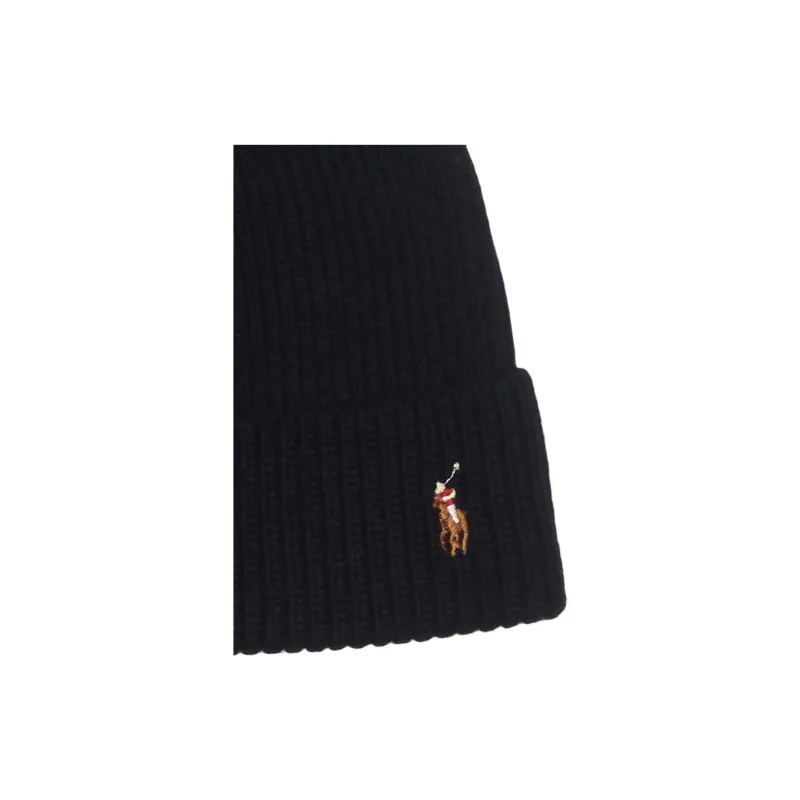 Polo Ralph Lauren Embroidered logo Ribbed knit Hat-2