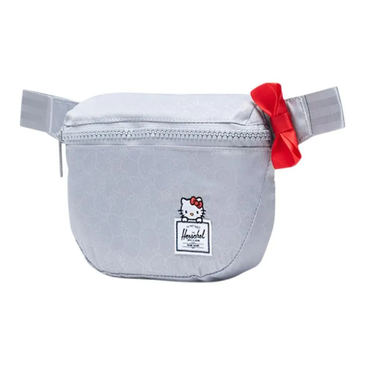 Herschel HELLO KITTY CO BRANDED Polyester Crossbody Bag With Cell Phone Pouch And Fanny Pack Regular Unisex Gray-2