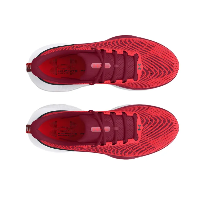 Under Armour Infinite Pro Anti Slip Wear Resistant Low Top Casual Running Shoes Men's Red-3