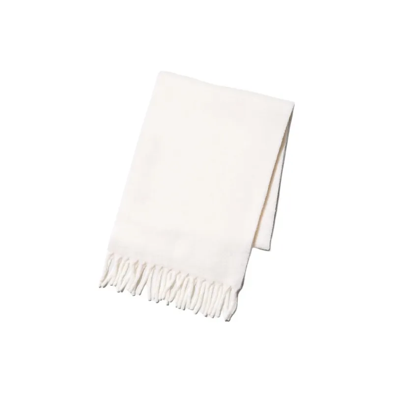 UNIQLO Acrylic, Sheep Wool, Polyamide Knit Scarves Unisex Multicolor-0