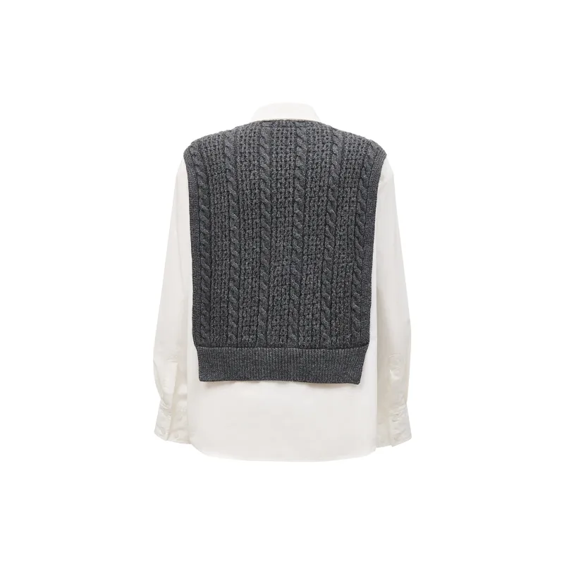 ONLY Shirts Women's E39 Magnet Gray-1