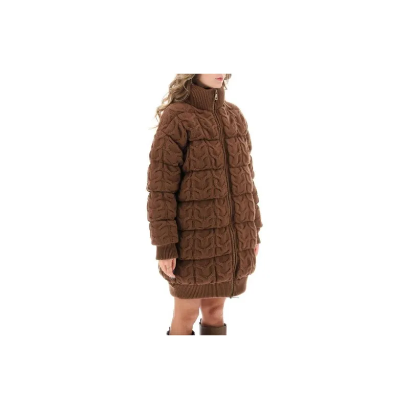 MaxMara Zip-Up High Neck Coat-1