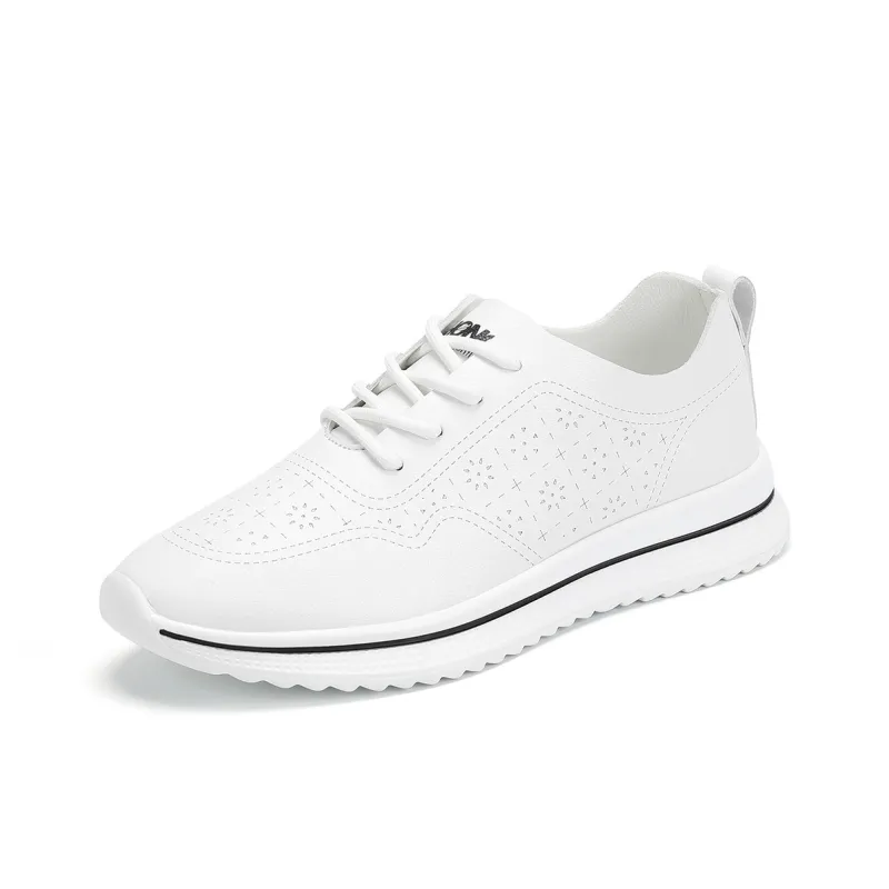 RED DRAGONFLY Athletic Shoes Lightweight And Breathable Low Top Casual Shoes White-0