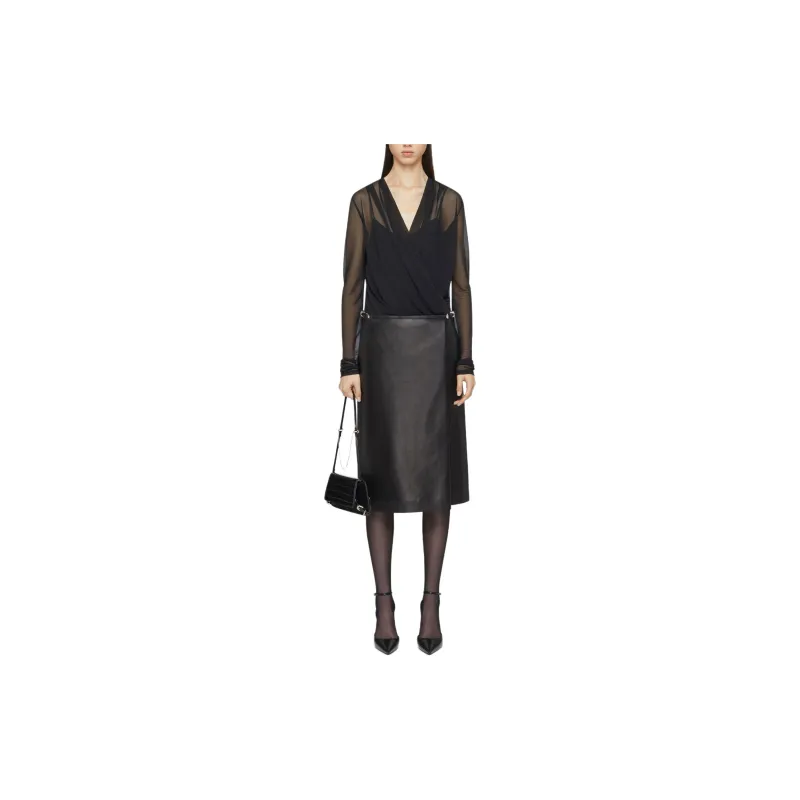 Givenchy Mesh Wrap Blouse-1