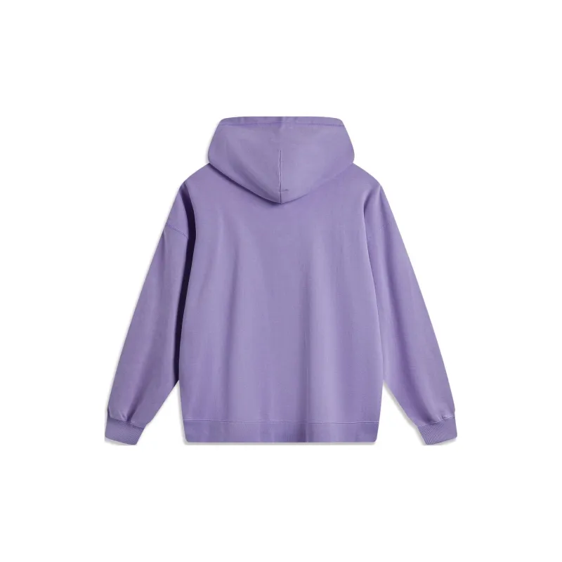 LiNing Basketball Collection Sweatshirt Men's Fluorescent Star Purple-1
