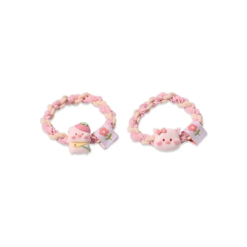 GIRATI Fabric Resin Hair Tie Women's-10