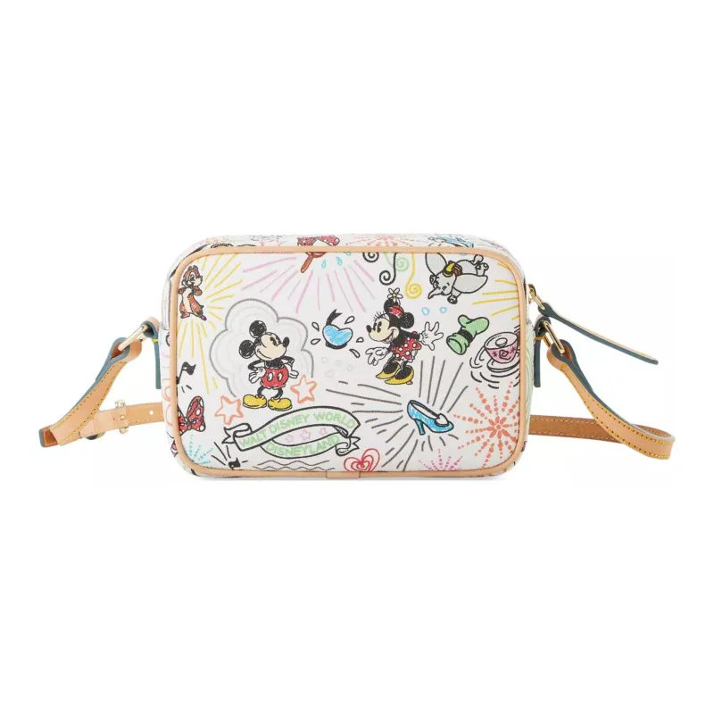 Disney Bourke Collaboration PVC Shoulder Bag Crossbody Bag Unisex Beige-0