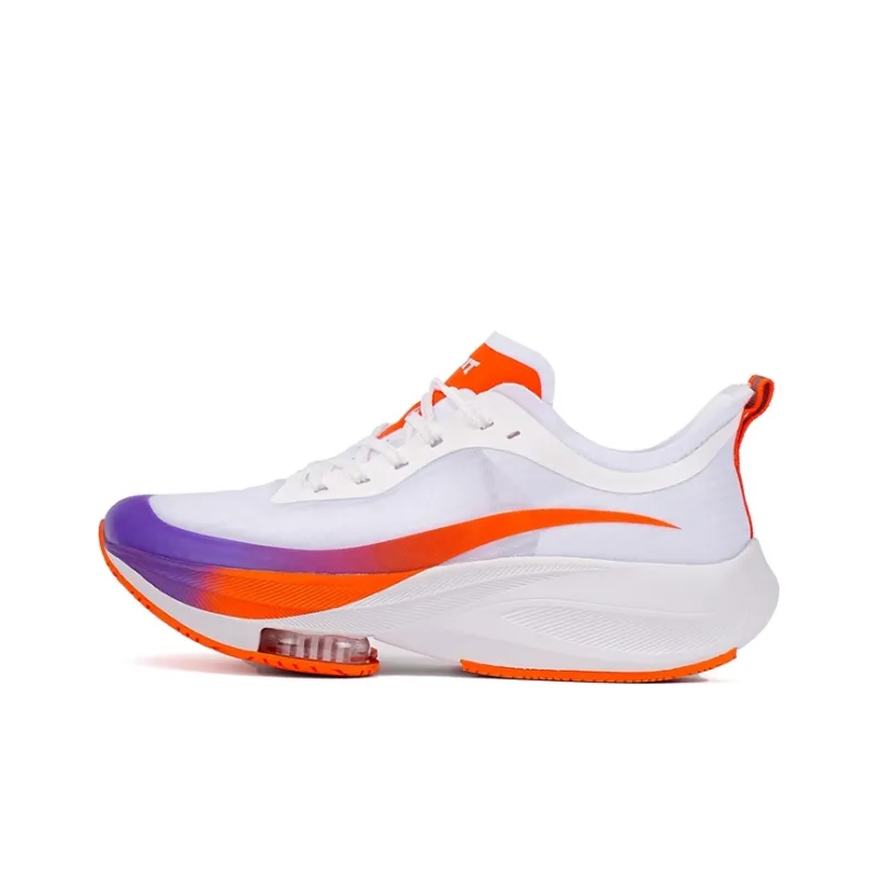 VOIT Running Shoes Unisex Low Top White Iridescent-0