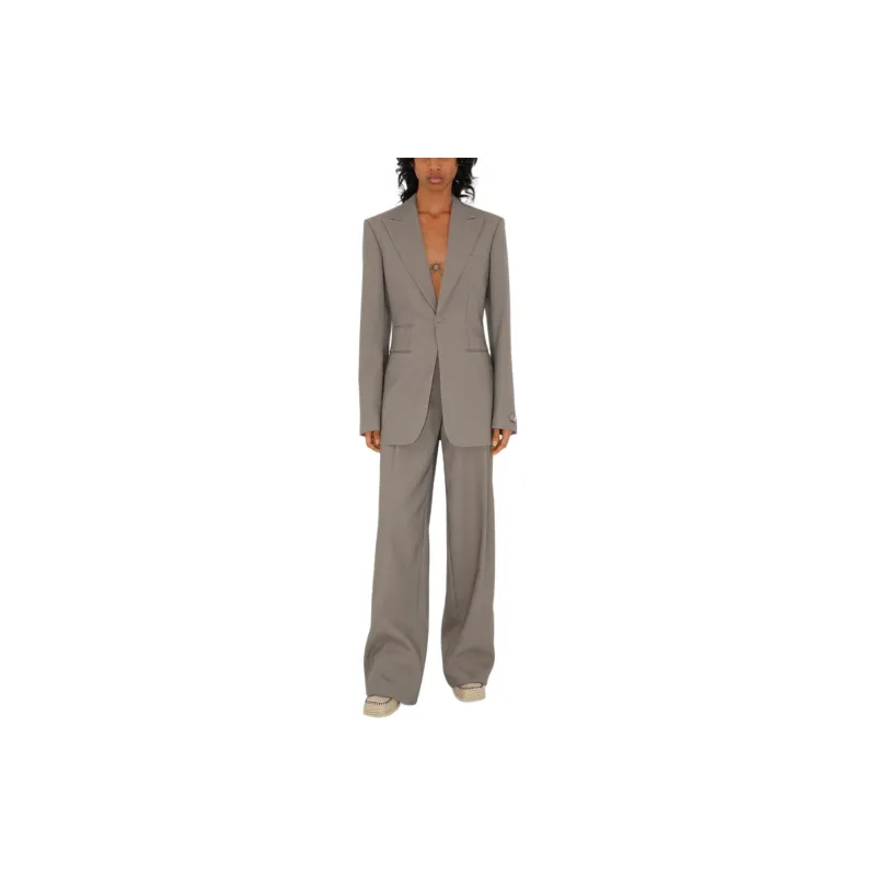 Burberry Single-breasted Wool Blazer-3