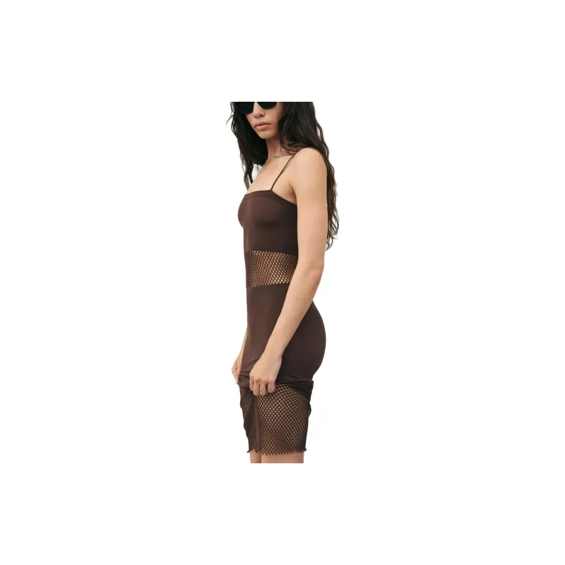 ZARA Slip Dresses Women's Chocolate-2