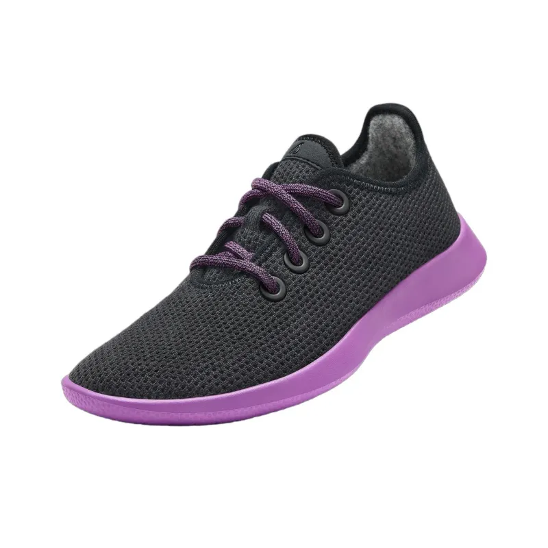 Allbirds Tree Runner Breathable Lightweight Low-Top Sports Casual Shoes Men's Black Purple-1