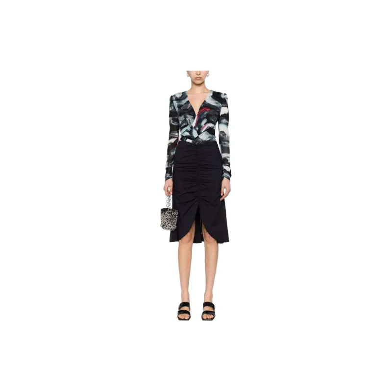 DVF Diane Von Furstenberg Costanza Mesh Bodysuit-1