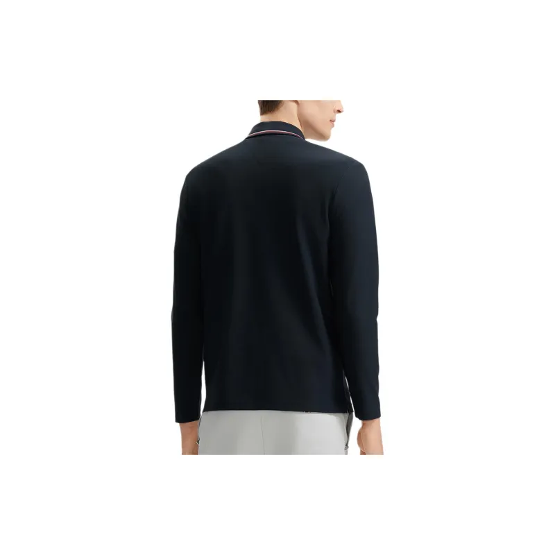 FILA Casual Sportswear Men Legend Blue Top+Slate Gray Bottom-2