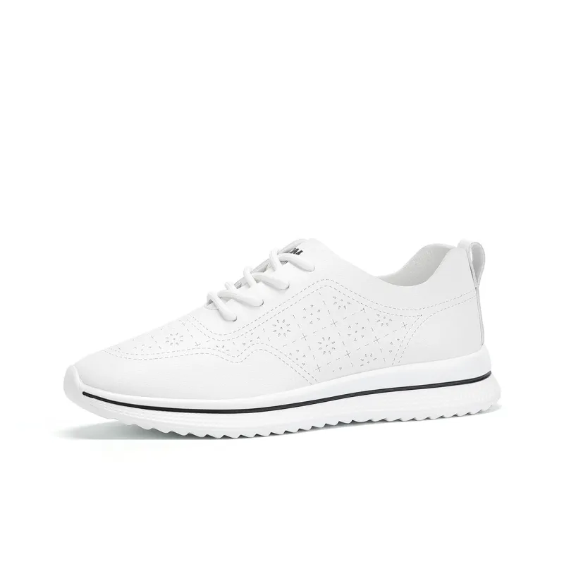 RED DRAGONFLY Athletic Shoes Lightweight And Breathable Low Top Casual Shoes White-1