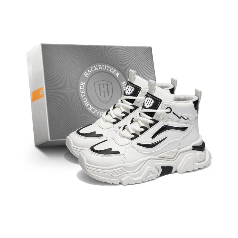 HACKBUTEER Limited Box High Top Chunky Sneakers Men's-20