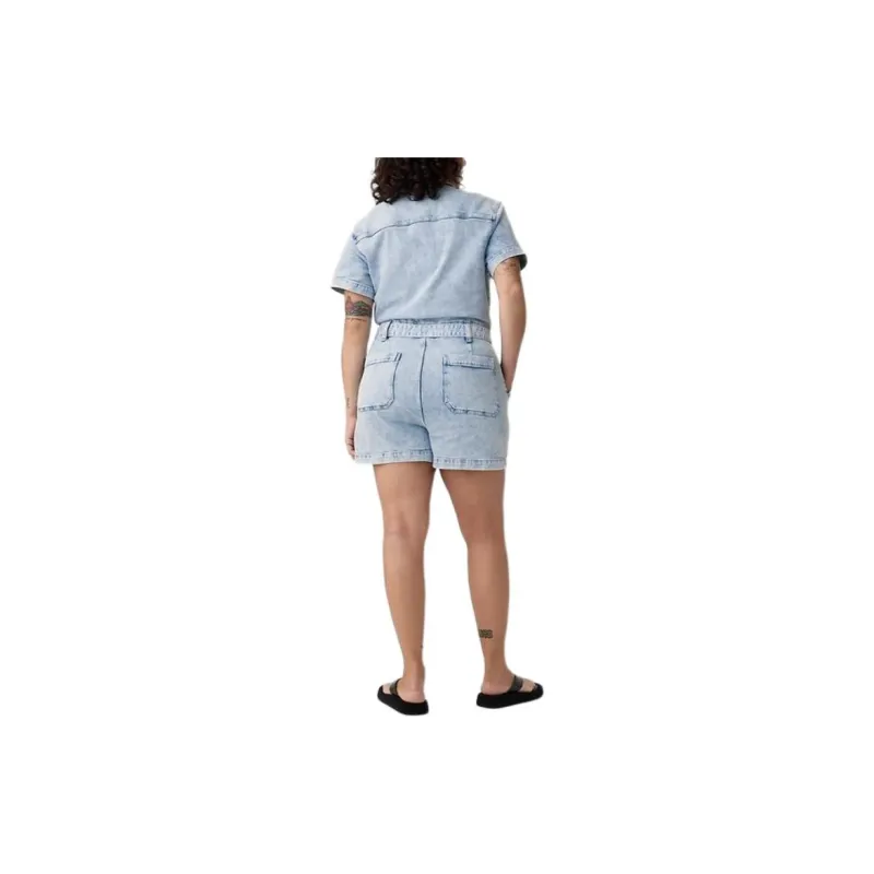 GAP Bodysuits Women's Light Wash Indigo-2