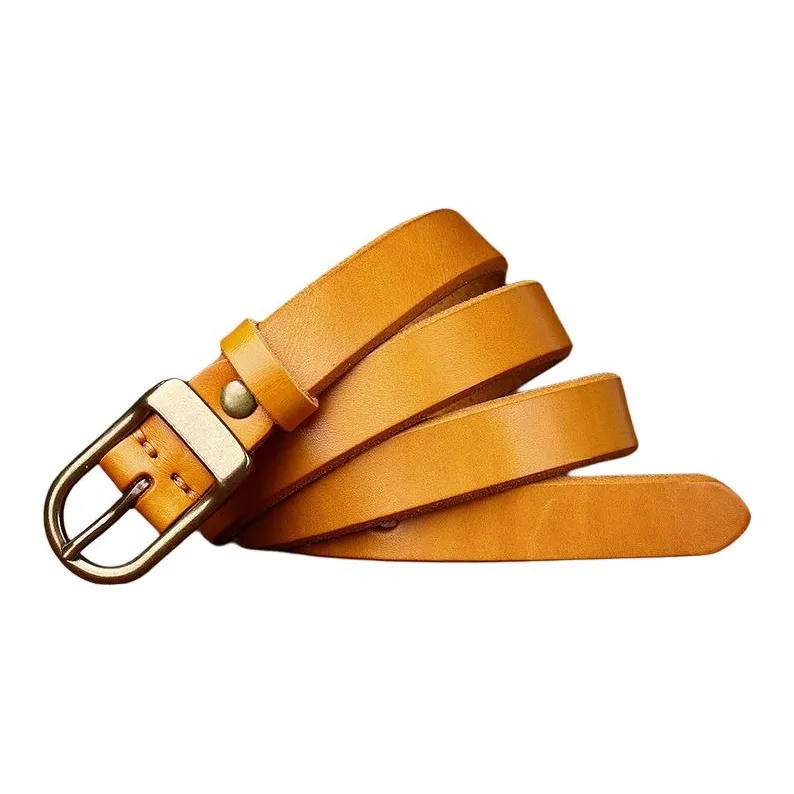 JEANSWEST Cow Leather Leather Belts Women's 2.4cm-8