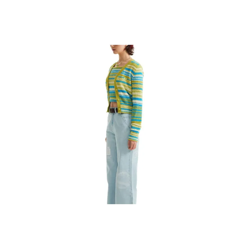 KIRSH Knitwear Women's Lime Gray-3