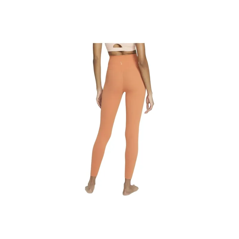 Nike Yoga Dri-Fit Luxe High-Waisted 7/8 Infinalon Leggings Leggings Women's Orange-1