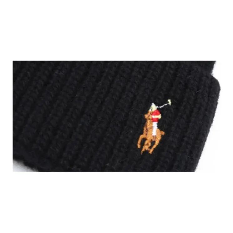 Polo Ralph Lauren Embroidered logo Ribbed knit Hat-3