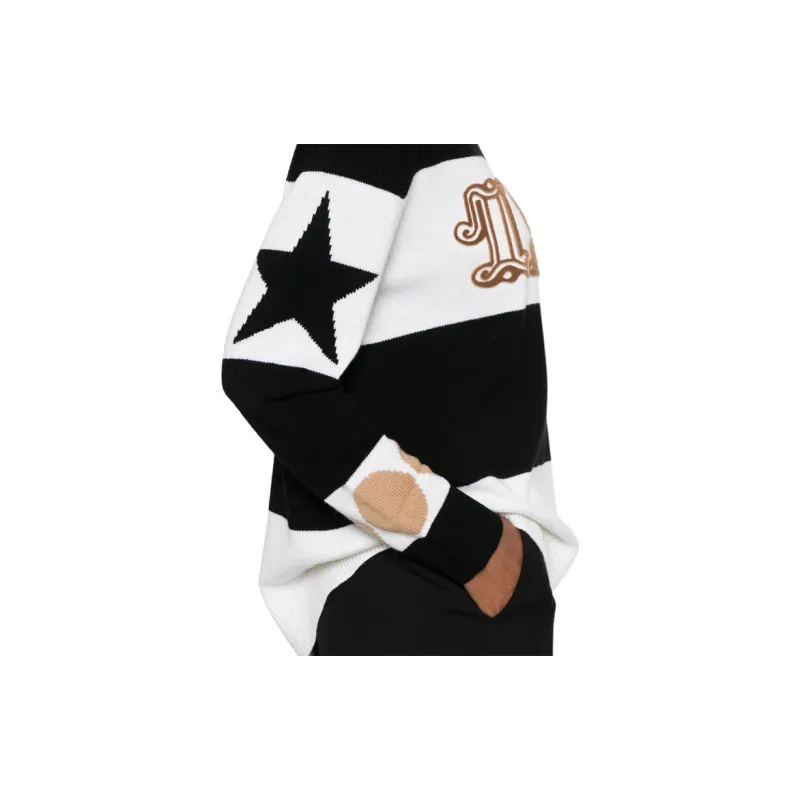 MaxMara Star Patterned Crewneck Jumper-4