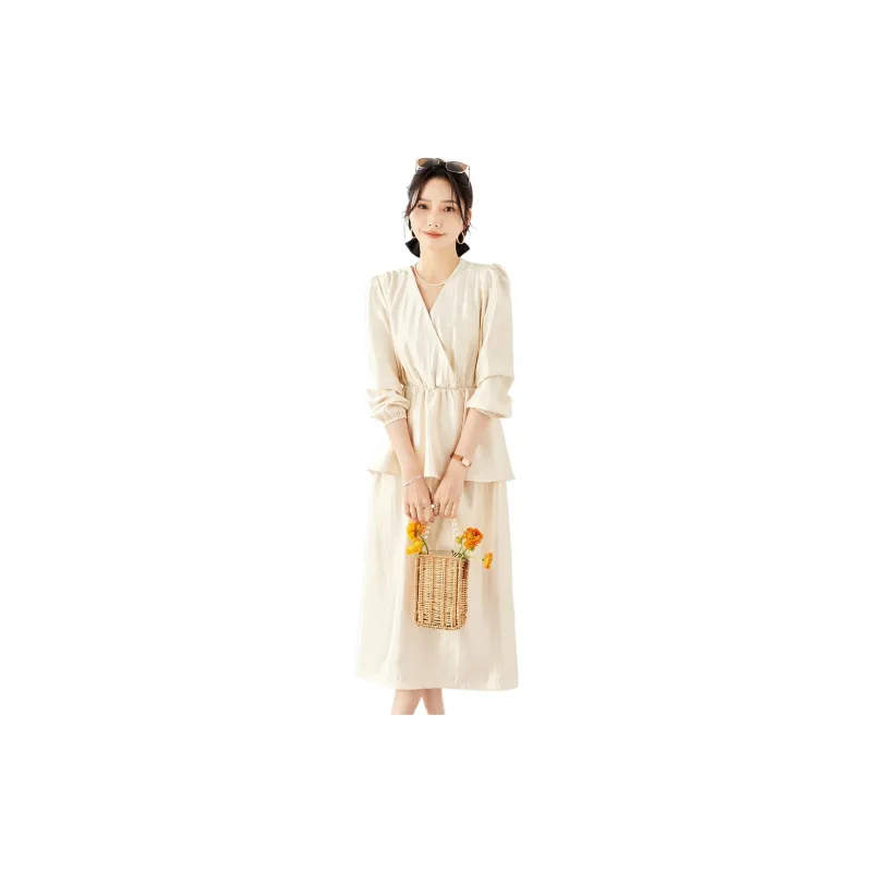 TERRE BLEUE Skirt Set Women's Apricot-2
