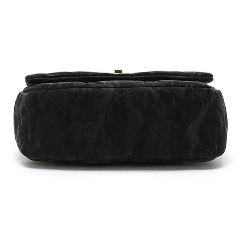 BETTINA VIVIAN PU Shoulder Bag, Crossbody Bag Regular Women's Black/White-5