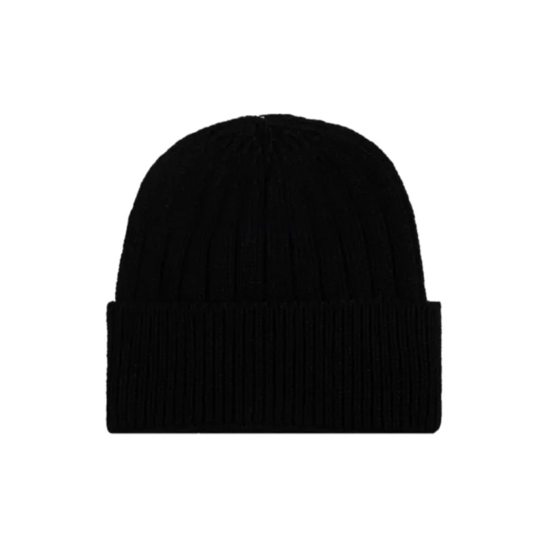 BALMAIN Logo Patch Ribbed Beanie-1