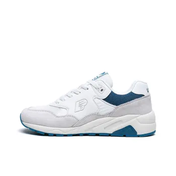 LPMX Anti Slip And Wear Resistant Breathable Low Top Casual Shoes Men's White Gray Blue