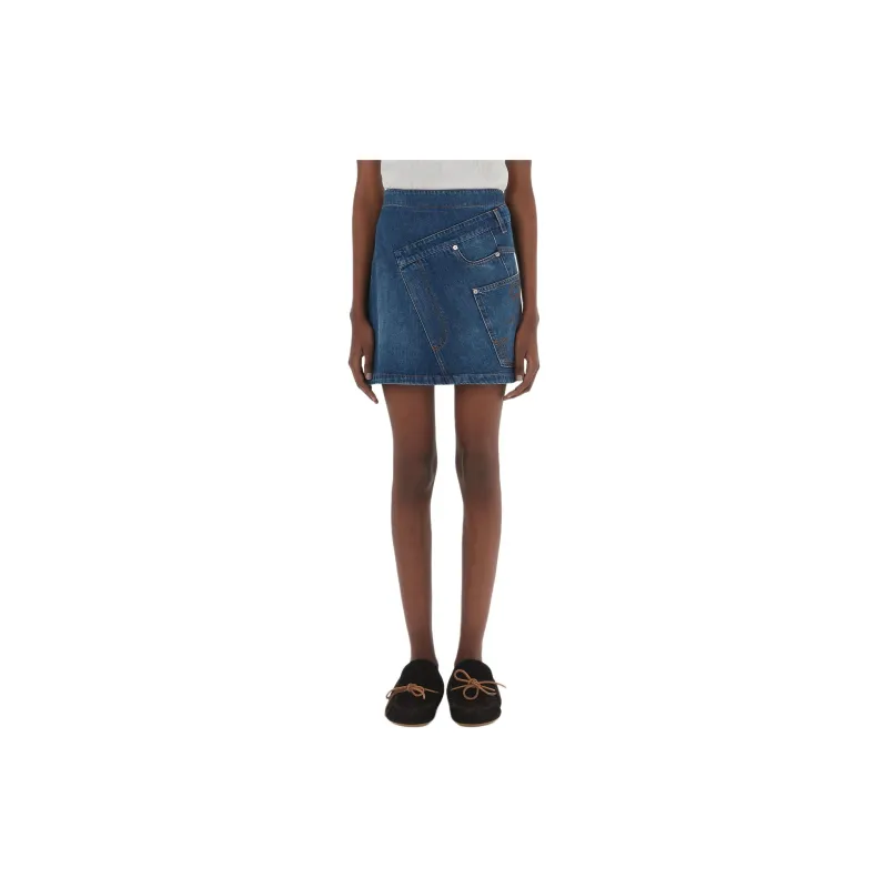 JW Anderson Twisted Denim Mini Skirt-3
