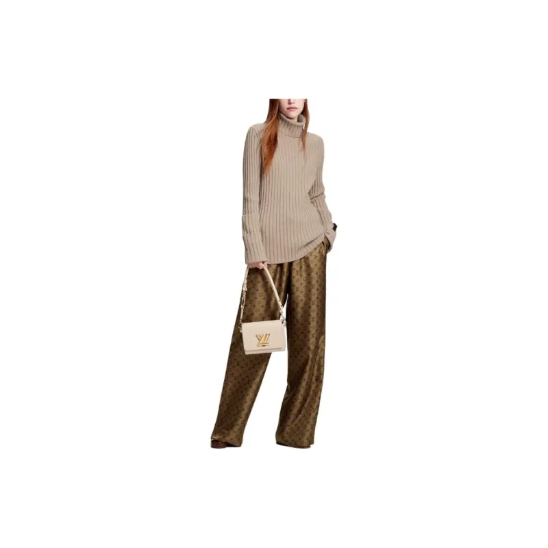 LOUIS VUITTON Pocket Detail Ribbed Knit Pullover-1