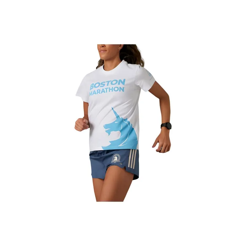 Adidas Boston Marathon T-Shirts Women's White-2