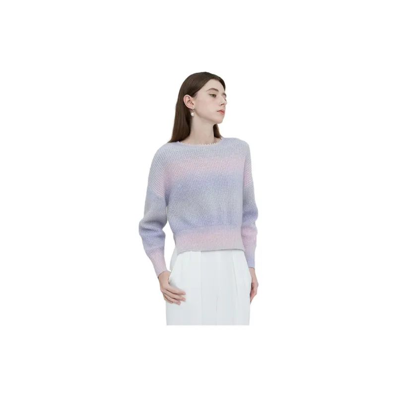Caroline Sweaters Women's Light Purple-3