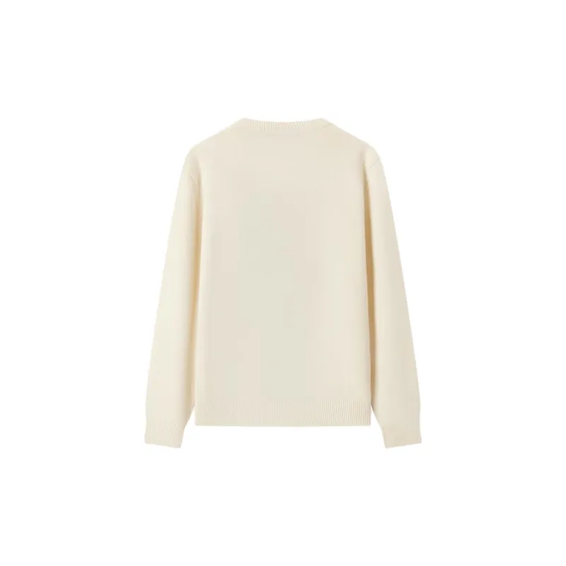 JOHN RICHMOND FW24 Cashmere Sweater Men's Raw White-1