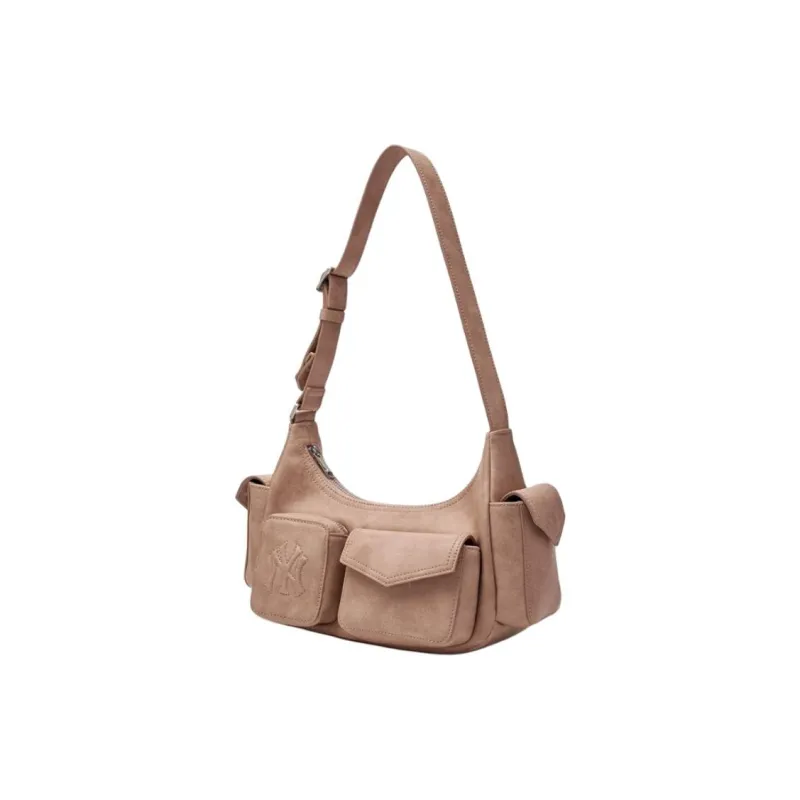 MLB Polyester Shoulder Bag Regular Women's Pink-1