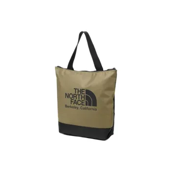 THE NORTH FACE Nylon Fabric With Polyester Shoulder Bag, Tote Bag, Shopping Bag, Handbag Regular Unisex Black Brown