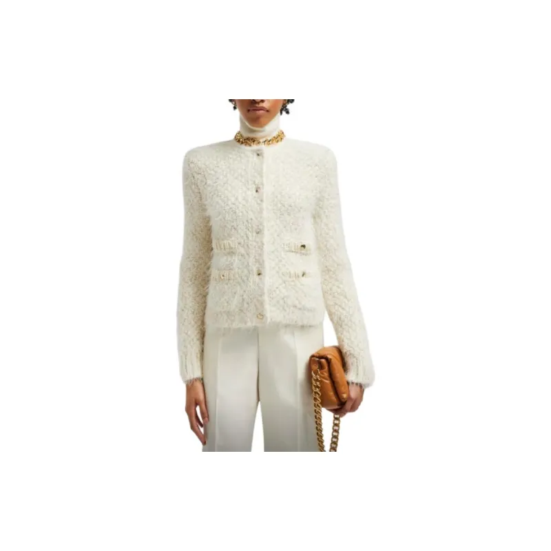 Moncler Cardigan 'White'-2