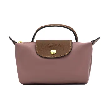 LONGCHAMP Le Pliage Canvas Dumpling Bag Handbags Mini Women's Dusty Pink