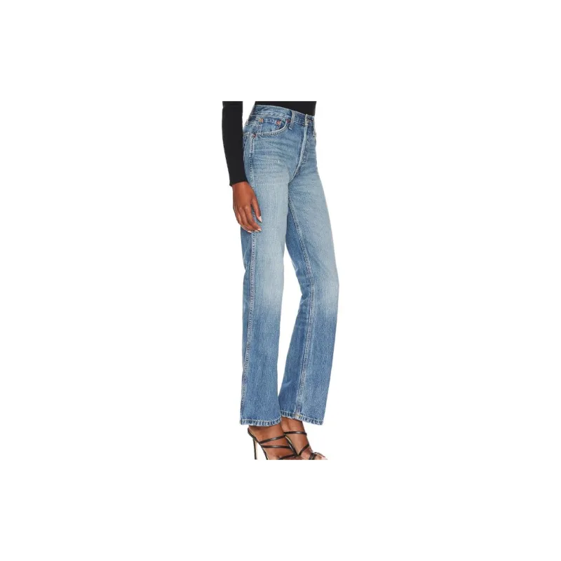 RE/DONE High rise Straight leg Jeans-3