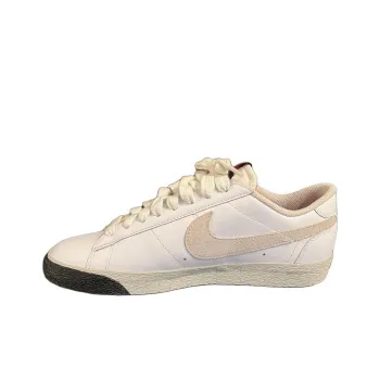 Nike Blazer Anti Slip Wear Resistant Low Top Skateboard Shoes Unisex White