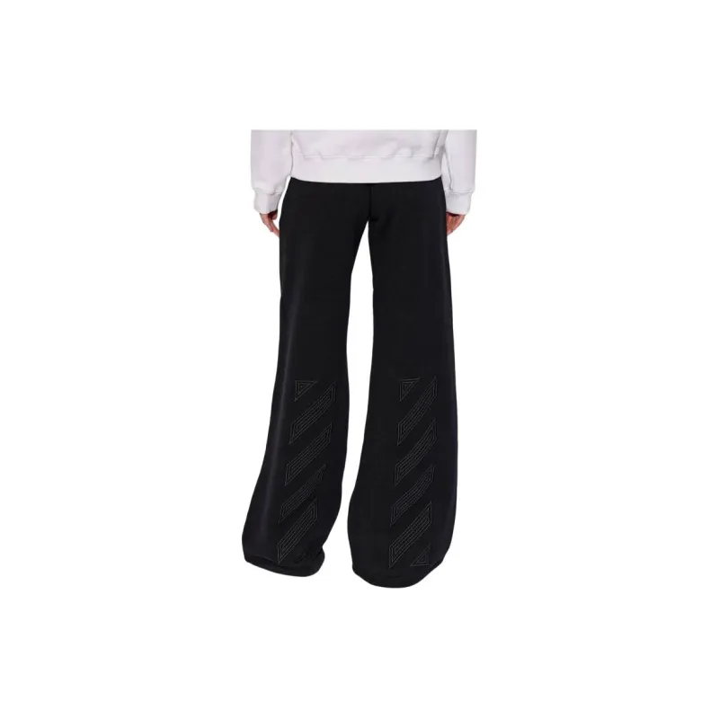 OFF WHITE Diag stripe Wide leg Trousers-3