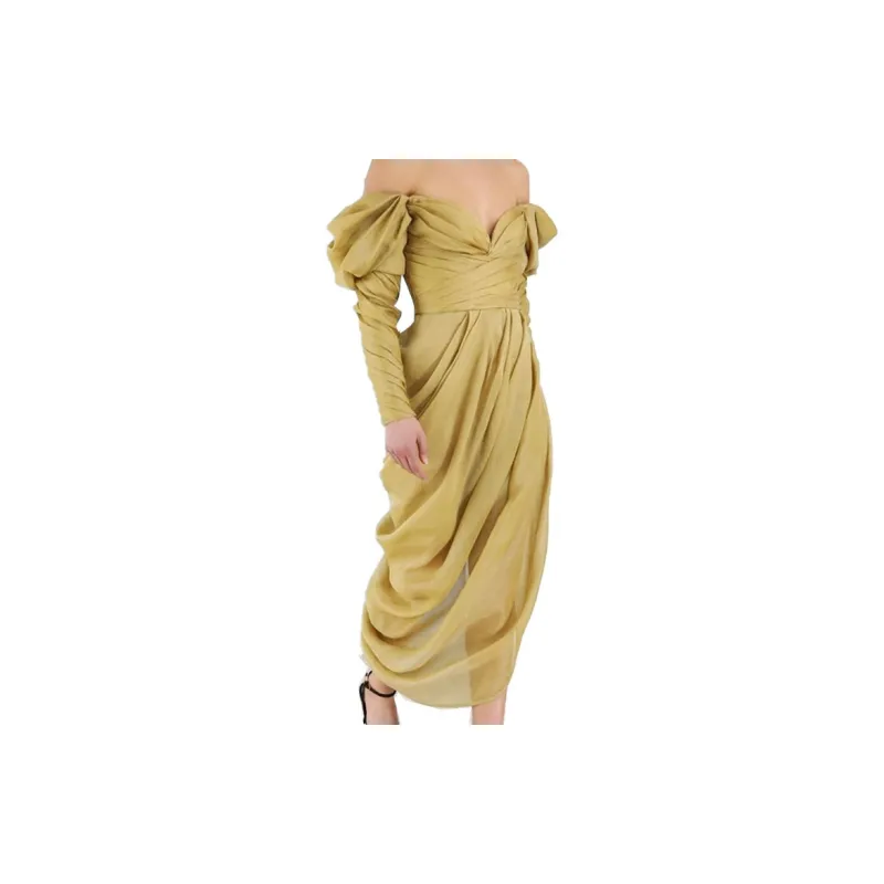 Zimmermann Long-Sleeved Dresses Women's Green-3