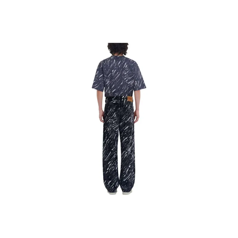 MARNI Straight Stretch Pants Black-2