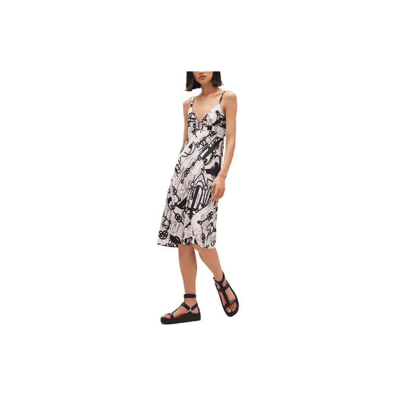 HERMES SS22 Sleeveless Dress Women's White-1