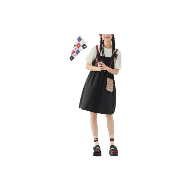 ZIHAN Two Piece Skirt Sets Women's Black-1