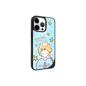 LANWK Glass Material Apple Wish Phone Case Compatible With Apple IPhone 14/15/16 Pro/Max With Magnetic Advanced Touch