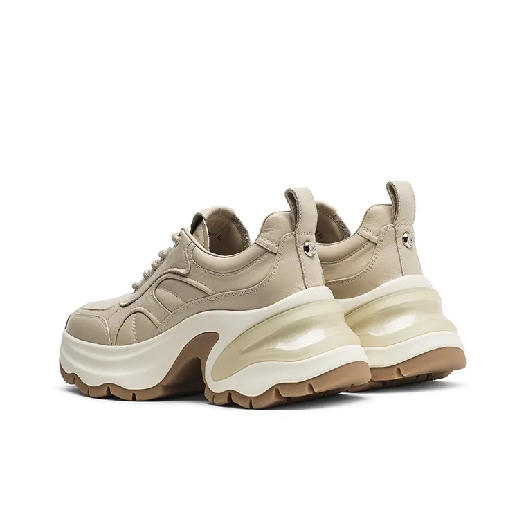 Coup De Foudre Cushioning Height Increasing Low-Top Chunky Sneakers Women's 7cm-8