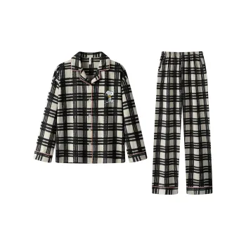 Gongdie x SNOOPY/ Pajama Set Unisex Gray